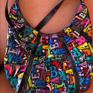 Vera Bradley A to Vera crossbody hobo vinyl bag